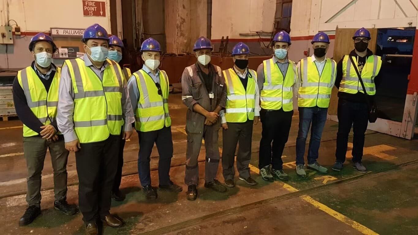 Visit to Palumbo Shipyard